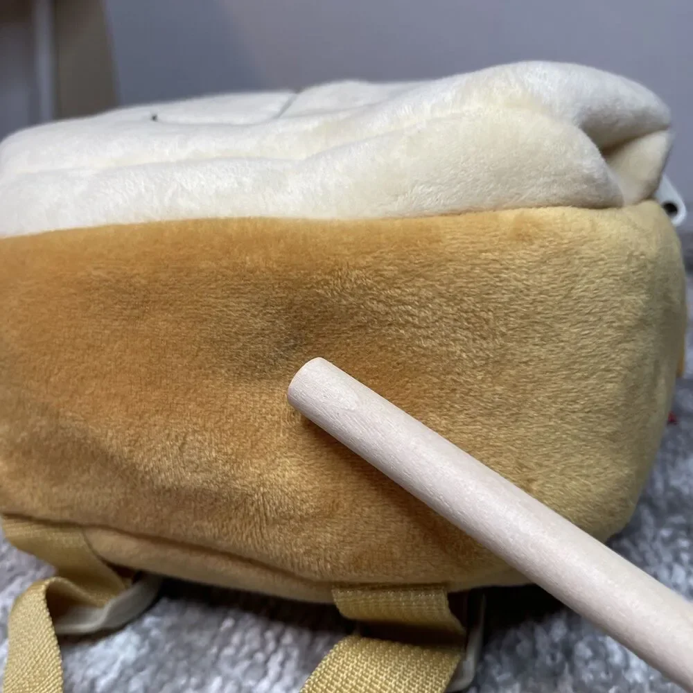 Cute Plush Lion Toddler Backpack – Soft Preschool Mini Travel Bag EUC